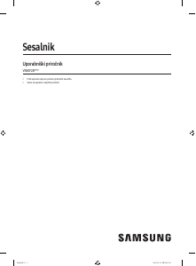 Priročnik Samsung VS80F28DFP Sesalnik