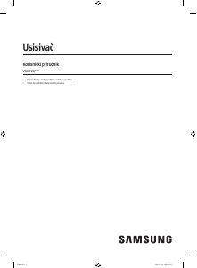 Priručnik Samsung VS80F28DFP Usisavač