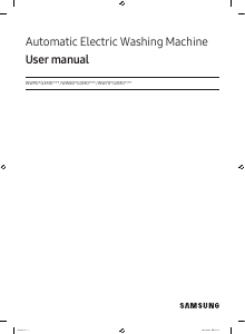 Manual Samsung WW80FG3M05AW Washing Machine