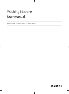 Прирачник Samsung WW90FG3M05AW Машина за перење алишта