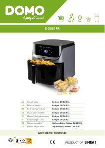 Handleiding Domo DO551FR Friteuse