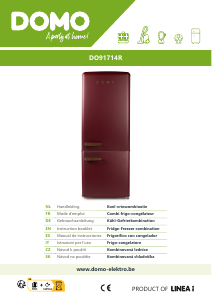 Manuale Domo DO91714R Frigorifero-congelatore