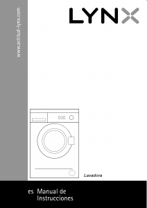 Manual de uso Lynx 4TS642 Lavadora