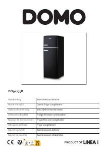 Mode d’emploi Domo DO91775R Réfrigérateur combiné