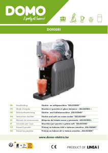 Bruksanvisning Domo DO9308I Gelissimo Glassmaskin