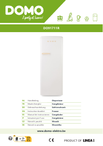 Mode d’emploi Domo DO91711R Réfrigérateur