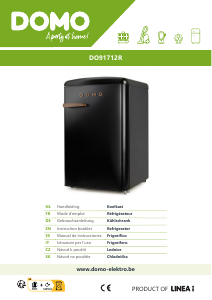 Bedienungsanleitung Domo DO91712R Kühlschrank