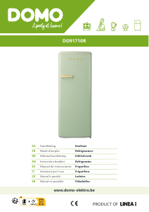 Bedienungsanleitung Domo DO91710R Kühlschrank