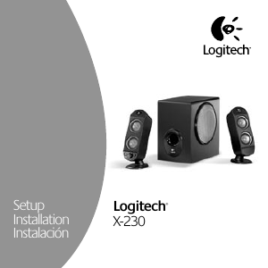 Mode d’emploi Logitech X230 Haut-parleur