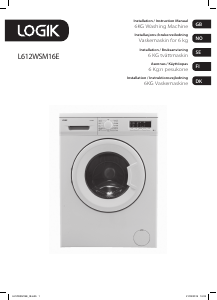 Manual Logik L612WSM16E Washing Machine