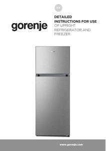 Bruksanvisning Gorenje NRF7191CS4UK Kyl-frys