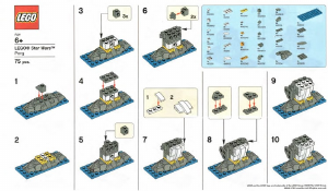 Hướng dẫn sử dụng Lego set PORG-1 Star Wars Porg