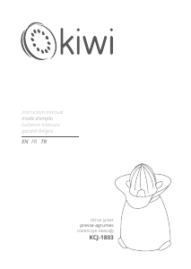 Bruksanvisning Kiwi KCJ-1803 Citruspress