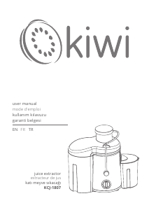 Manual Kiwi KCJ-1807 Juicer
