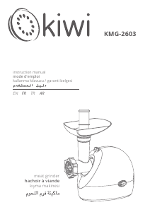Bruksanvisning Kiwi KMG-2603 Köttkvarn