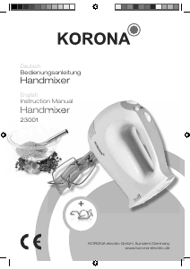 Bedienungsanleitung Korona 23001 Handmixer