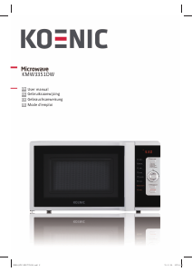 Handleiding Koenic KWM 3351 DW Magnetron