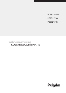 Handleiding Pelgrim PCS82178N Koel-vries combinatie