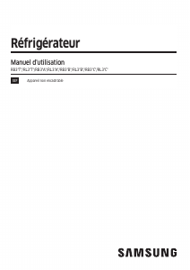 Mode d’emploi Samsung RB34C705CB1 Réfrigérateur combiné