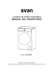 Manual de uso Svan SL12401AIDVB Lavadora