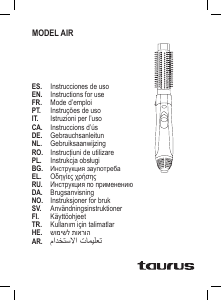 Manual Taurus Model Air Hair Styler