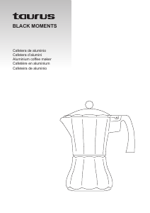 Manual de uso Taurus Black Moments 3 Máquina de café