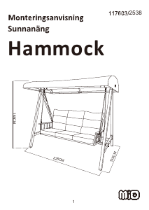 Handleiding Mio Sunnanäng Tuinstoel