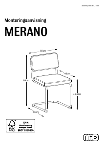 Bruksanvisning Mio Merano Stol