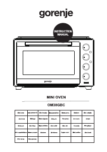 Manuale Gorenje OM38GBC Forno