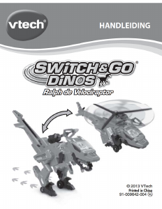 Handleiding VTech Velociraptor (large) Speelgoedrobot