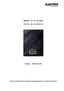 Manual Albatros Precision Cântar de bucătărie