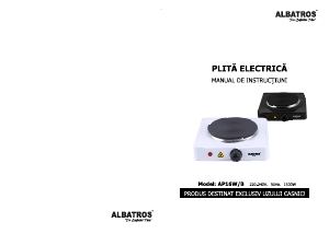 Manual Albatros AP16W Plită