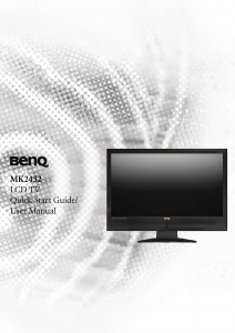 Bruksanvisning BenQ MK2432 LCD skärm