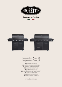 Brugsanvisning Boretti Imperatore Nero 5B Grill
