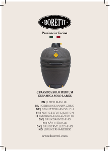 Brugsanvisning Boretti Ceramica Solo Large Grill