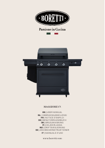 Brugsanvisning Boretti Maggiore AN Grill