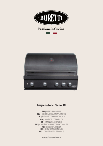 Brugsanvisning Boretti Imperatore Nero BI Grill