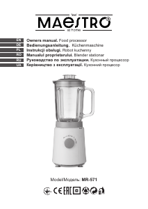 Handleiding Maestro MR-571 Blender