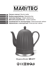 Instrukcja Maestro MR-077 Czajnik