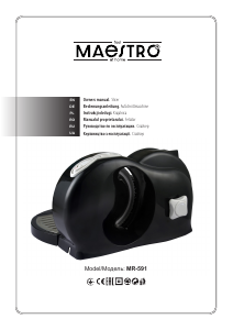 Bedienungsanleitung Maestro MR-591 Allesschneider