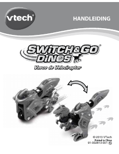Handleiding VTech Velociraptor (small) Speelgoedrobot