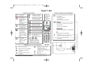 Handleiding Belgacom Twist 401 Draadloze telefoon