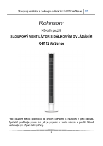Manuál Rohnson R-8112 AirSense Větrák