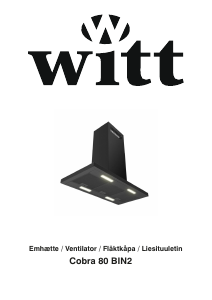 Bruksanvisning Witt Cobra 80 BIN2 Kjøkkenvifte