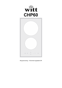 Brugsanvisning Witt CHP30 Kogesektion