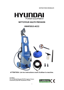 Handleiding Hyundai HNHP2015-ACC2 Hogedrukreiniger