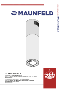 Руководство Maunfeld Bala 35 R Isla Кухонная вытяжка