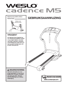 Handleiding Weslo Cadence M5 Loopband