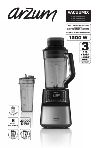كتيب Arzum AR 1061 خلاط