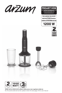 Bruksanvisning Arzum AR 1150 Stavmixer